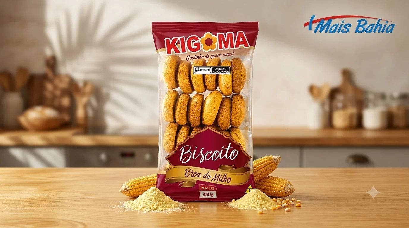 Biscoito Broa de Milho Kigoma 350g