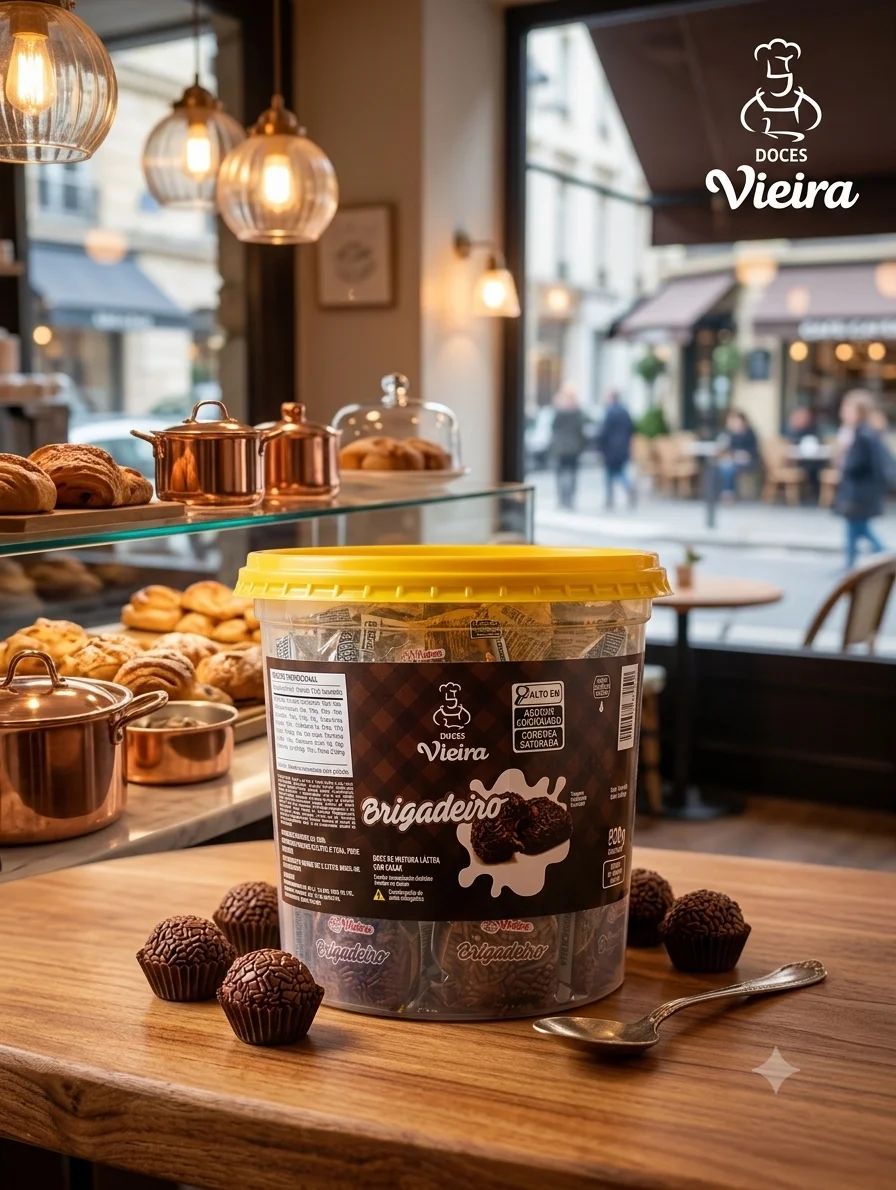 Pote Brigadeiro Doce Vieira