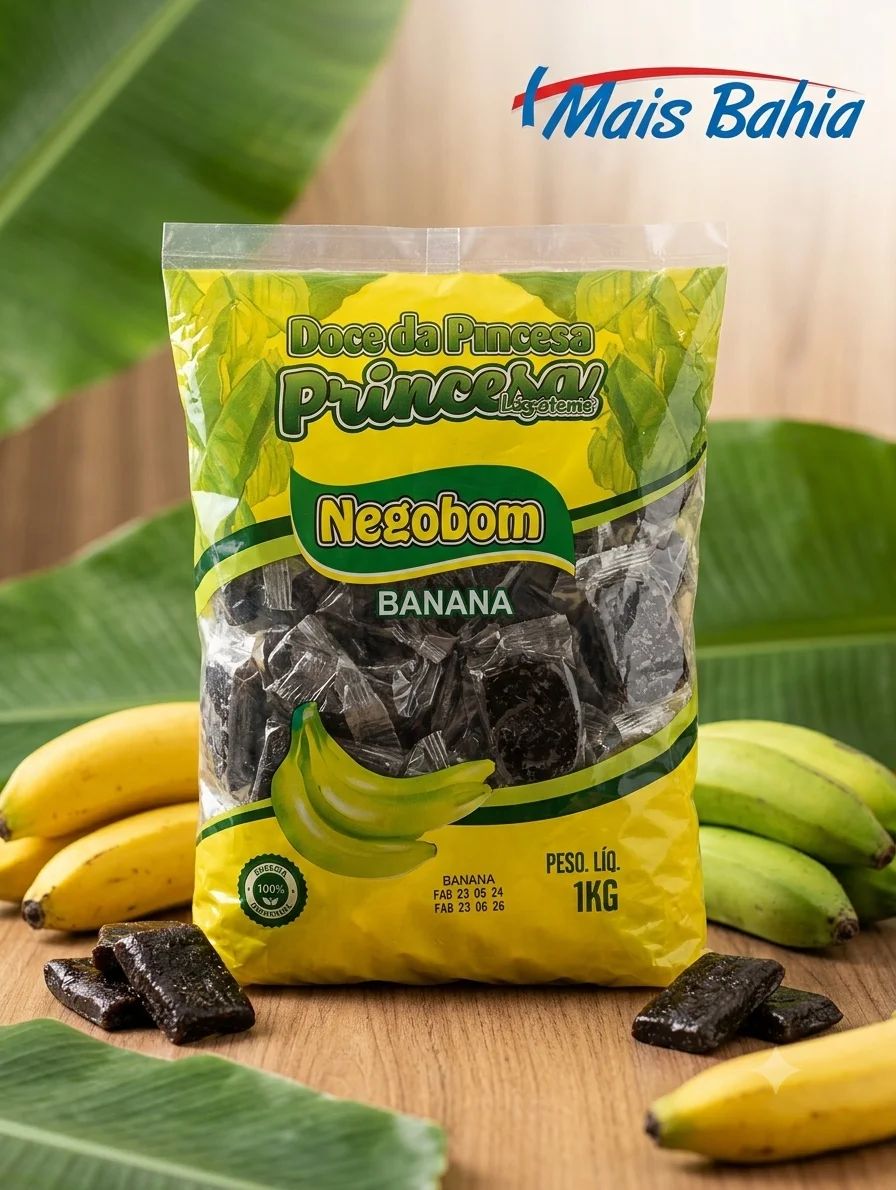 Doce de Banana Negobom Princesa 1kg