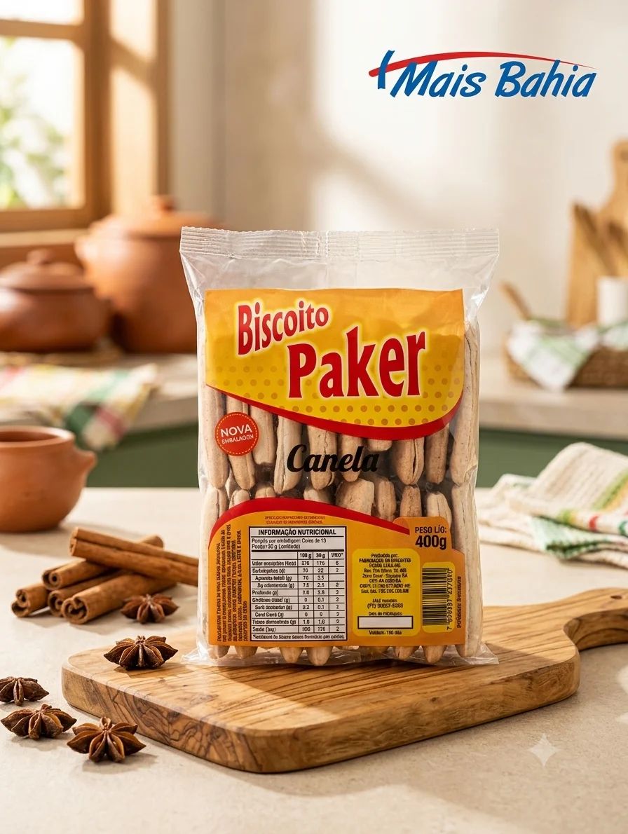 Biscoito Paker Canela 400g