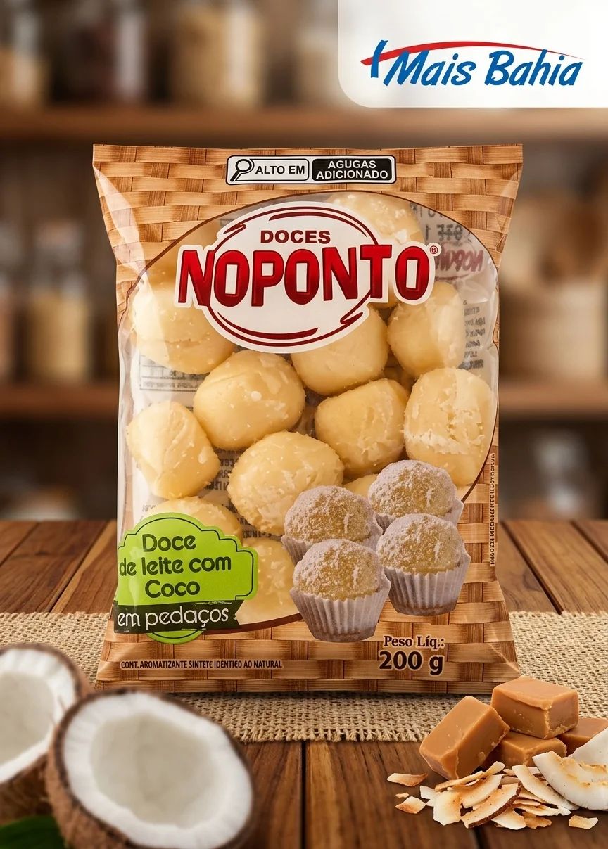 Doce de Leite com Coco Noponto 200g