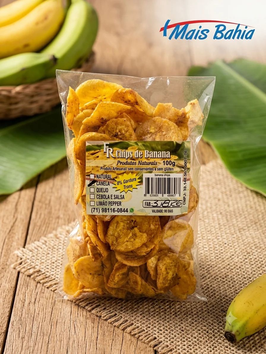 FR Chips de Banana Canela 100g