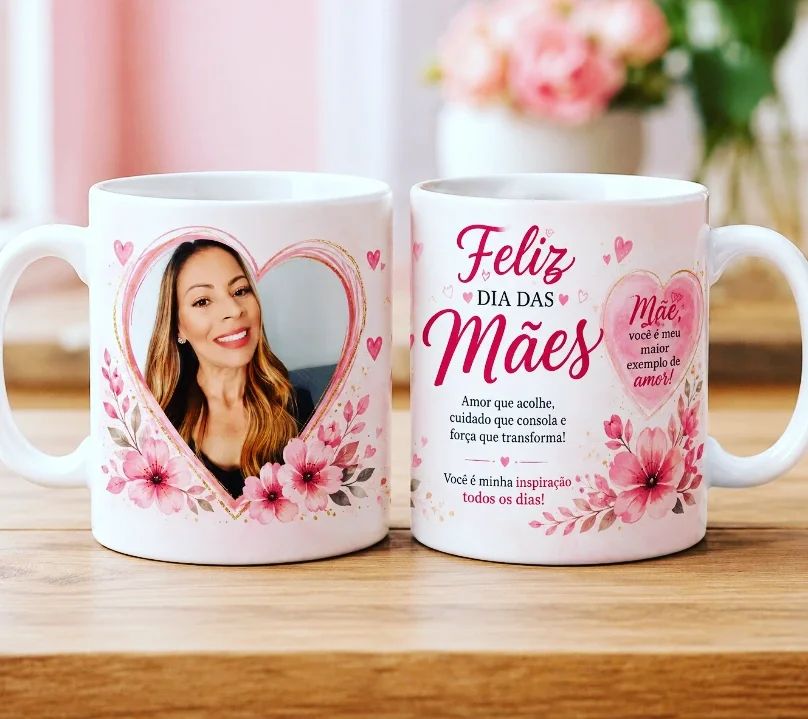 Caneca de porcelana personalizada