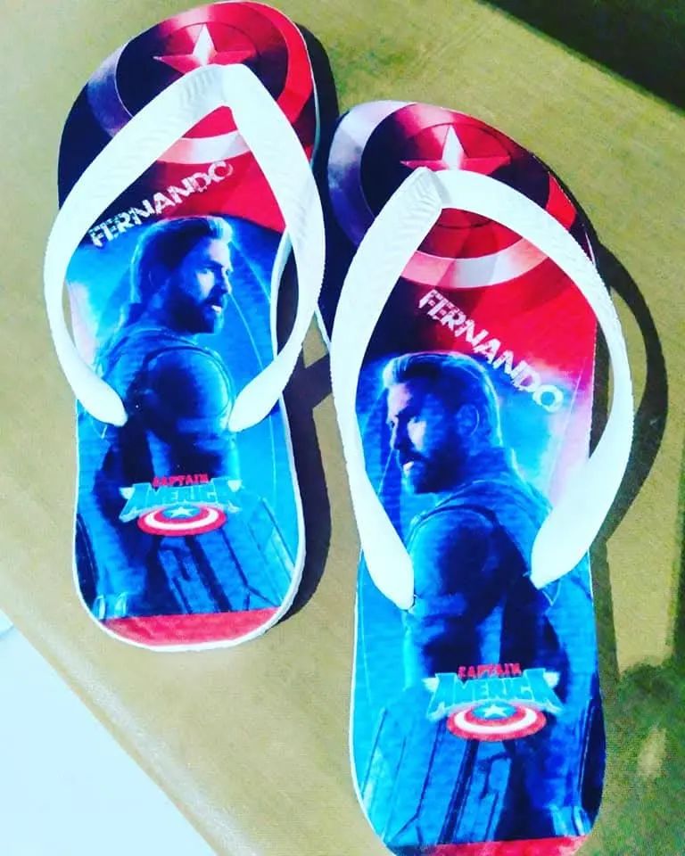 Chinelo personalizado