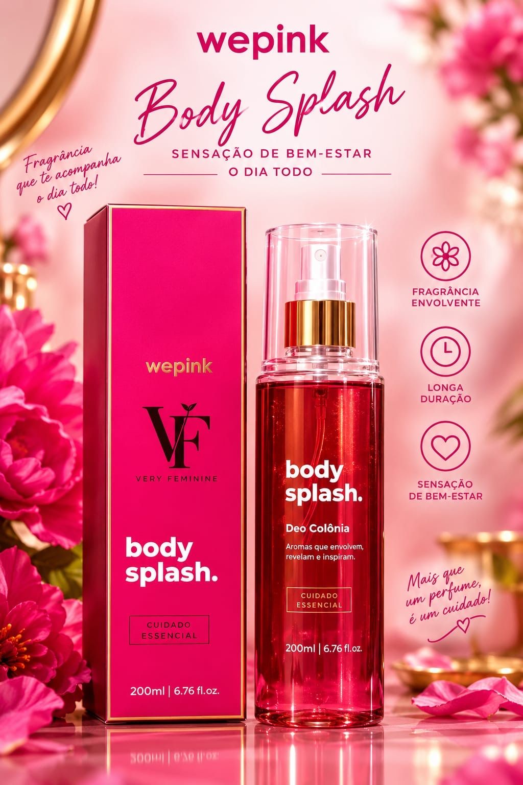 Body Splash Very Feminine Wepink 200ml