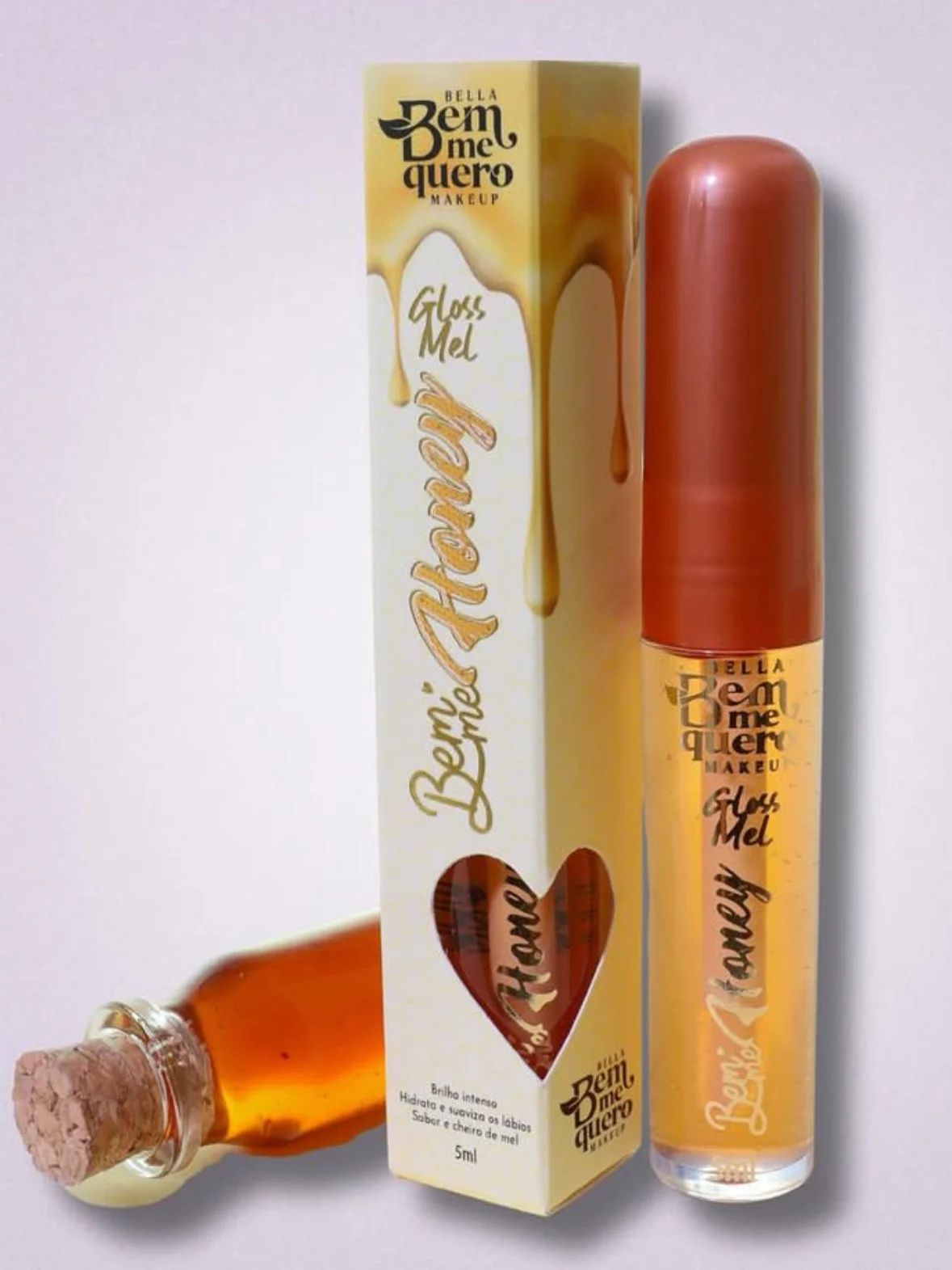 Gloss Labial Bem Me Quero Makeup Honey 5ml