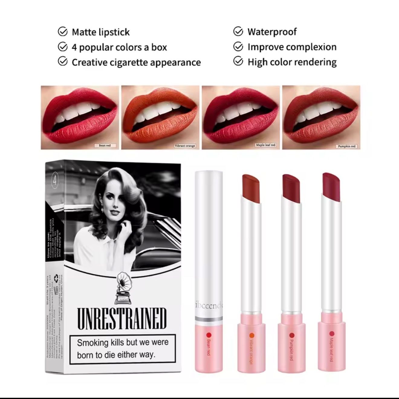 Kit Batom Matte Unrestrained 4 Cores