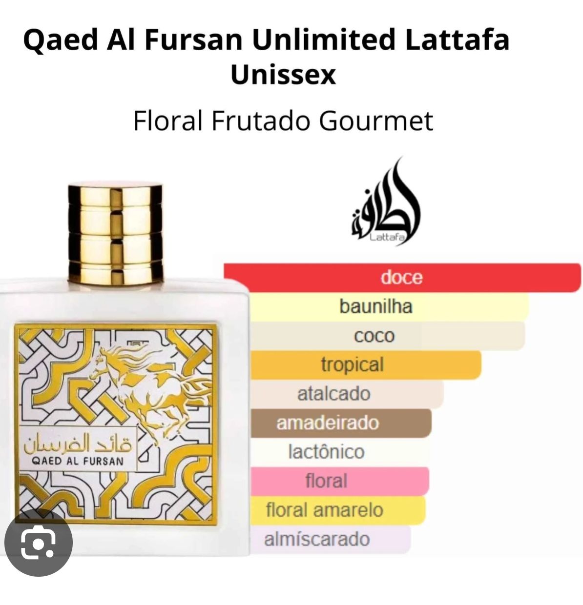 Perfume Qaed Al fursan unlimited 100 ml