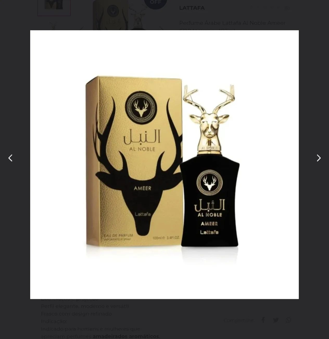 Perfume Al Noble Ameer 100Ml