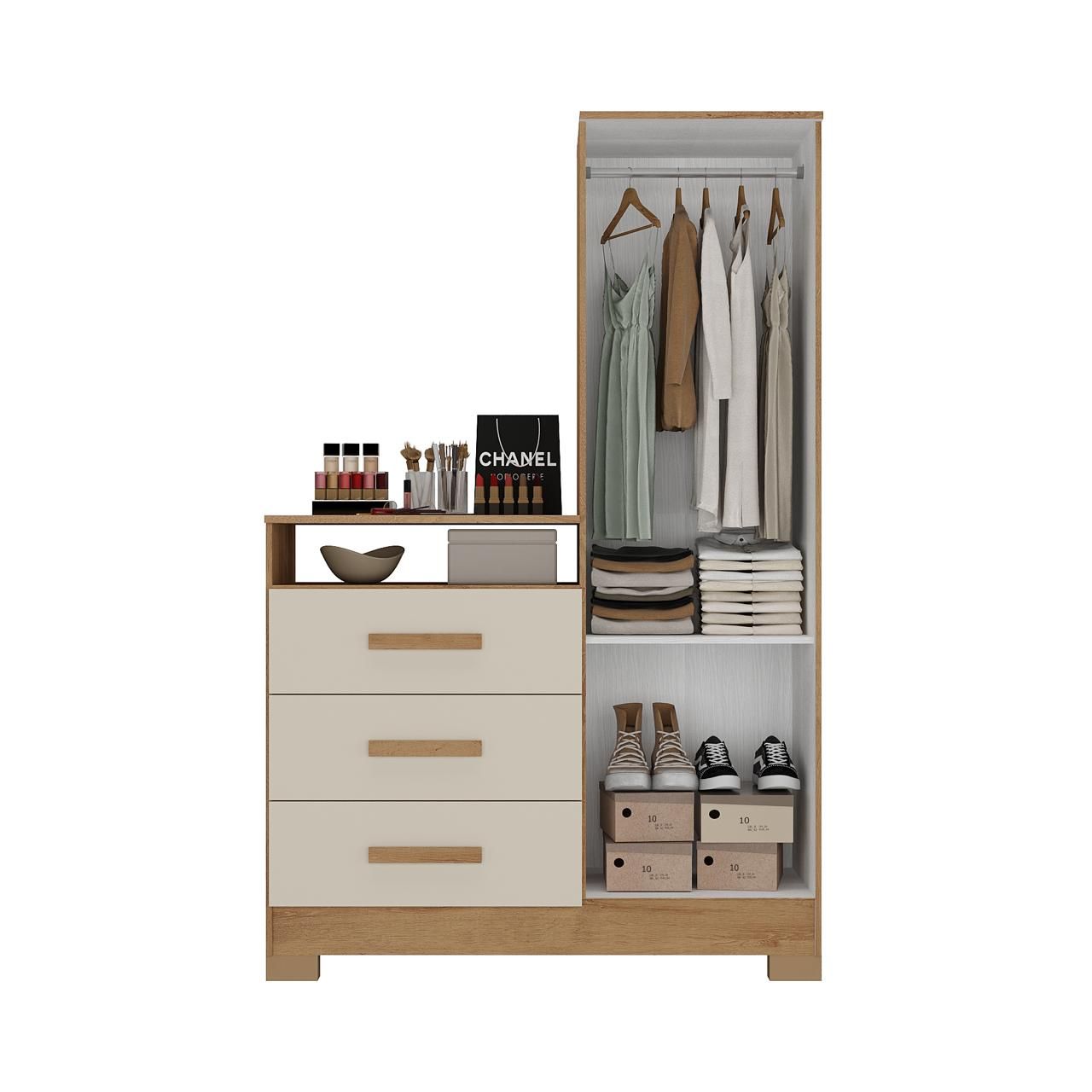 Guarda roupa e cômoda caxias
