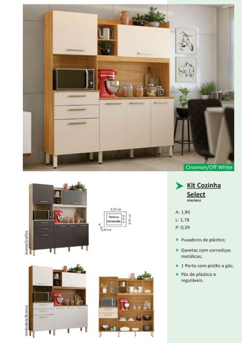 Kit cozinha select