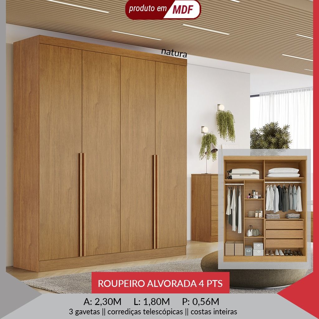 Guarda roupa alvorada