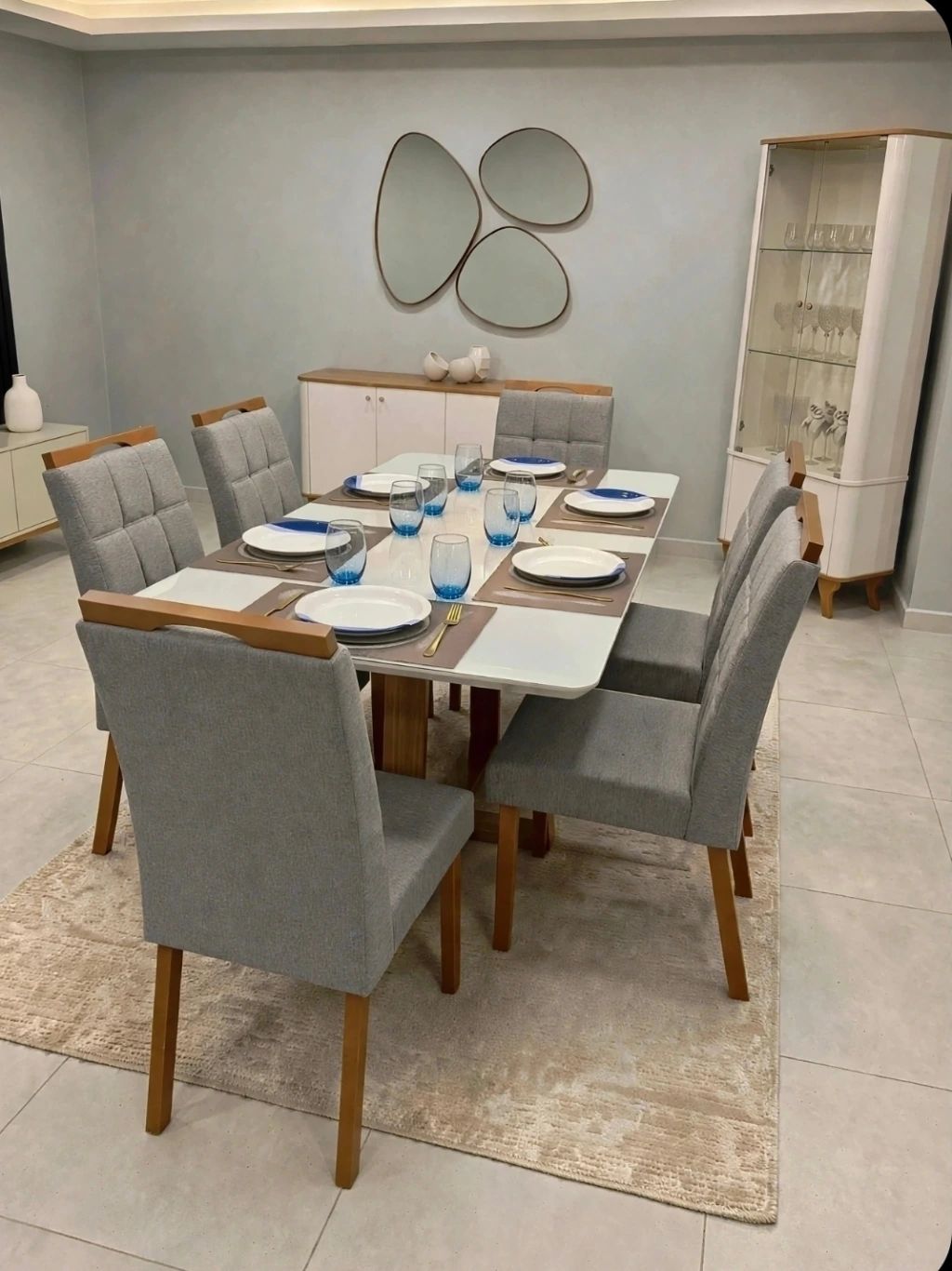 Conjunto de mesa Yasmin