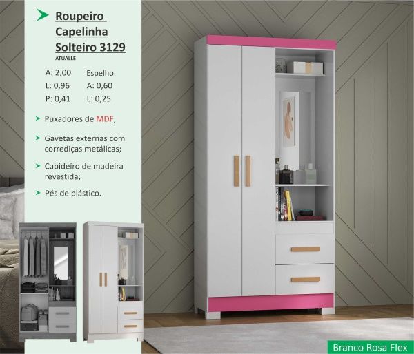 Guarda roupa capelinha