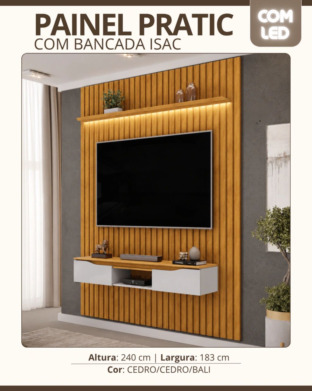 Painel platic . 1.8