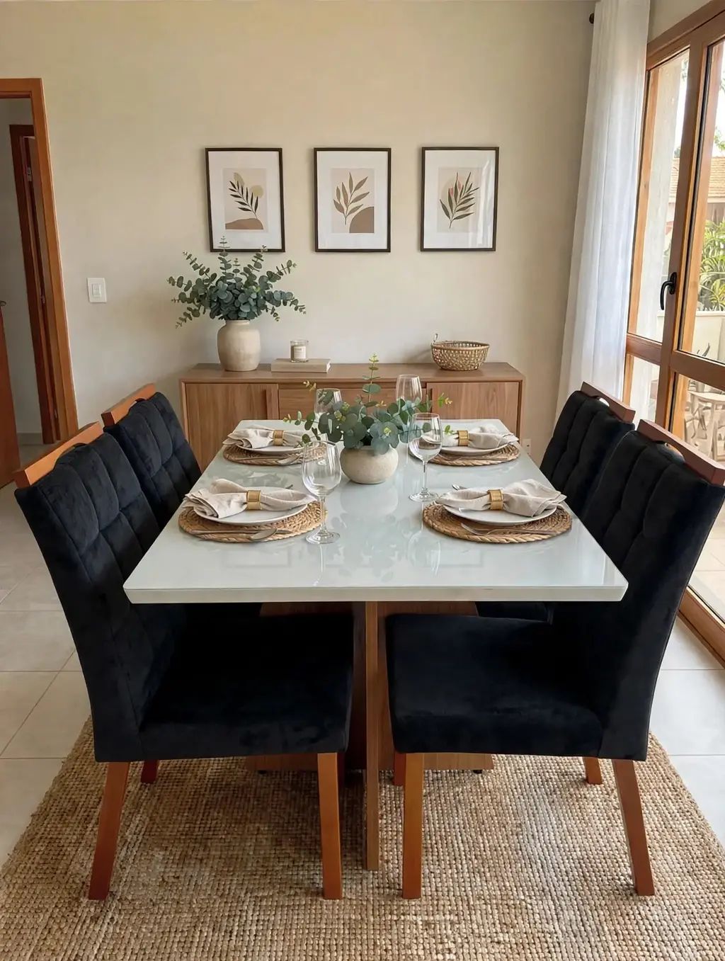 Mesa 4 cadeira Emilly