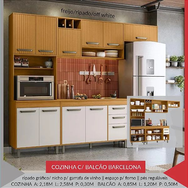 Cozinha modulada barcelona