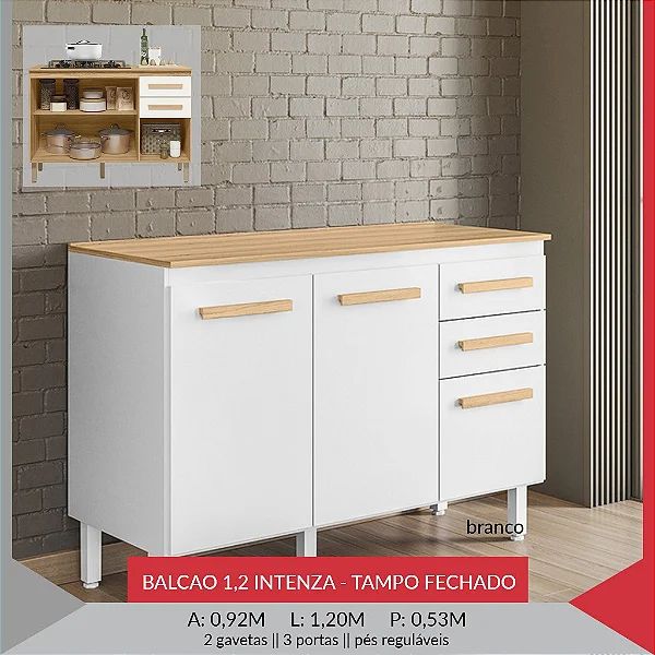Balcão 1.2 intenza
