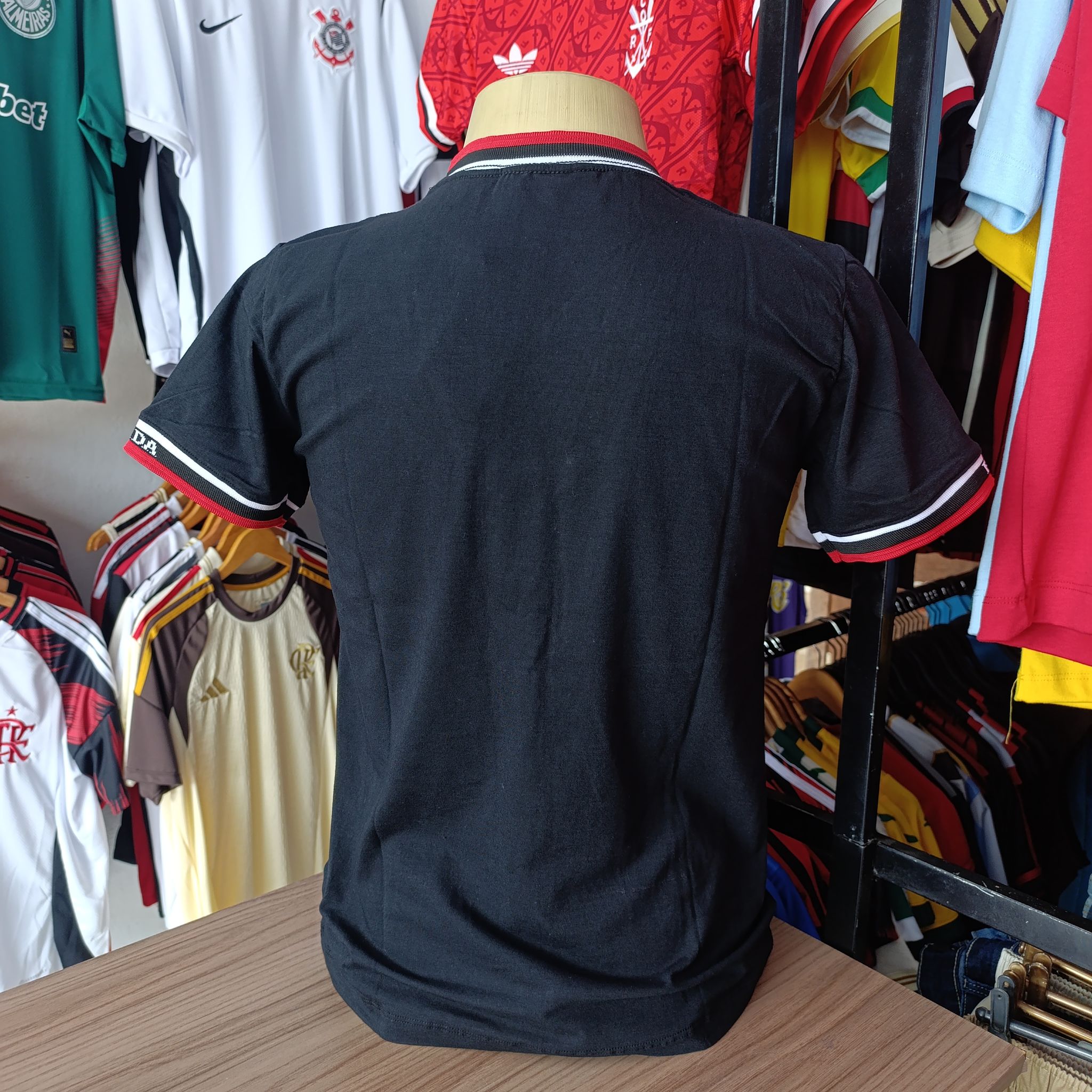 Camisa Peruana Prada - Preta
