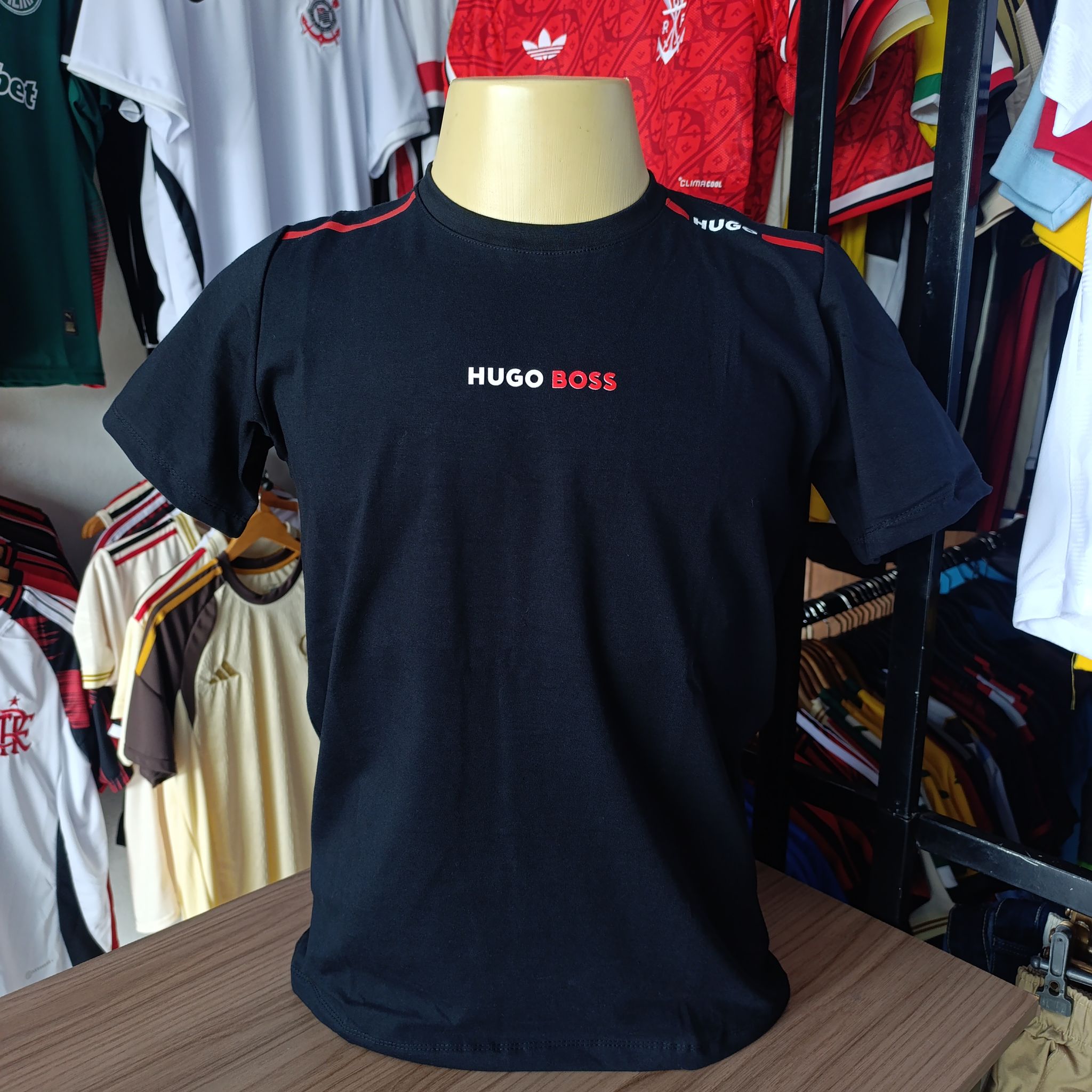 Camisa Peruana Hugo Boss - Preta
