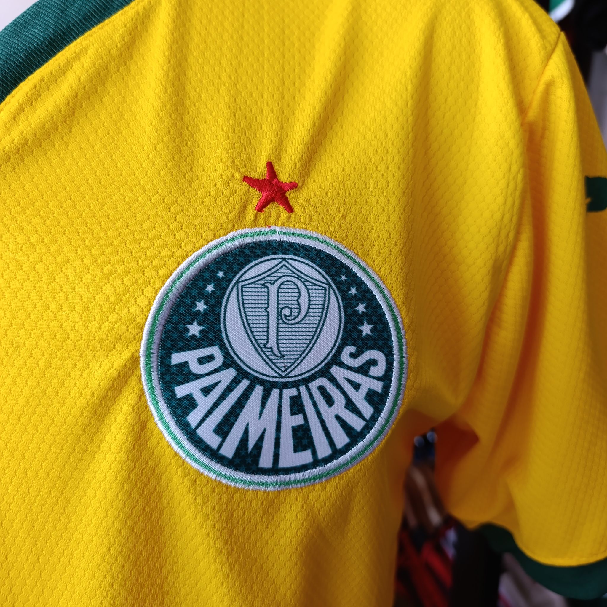 Camisa Palmeiras Amarela - Dri Fit Premium