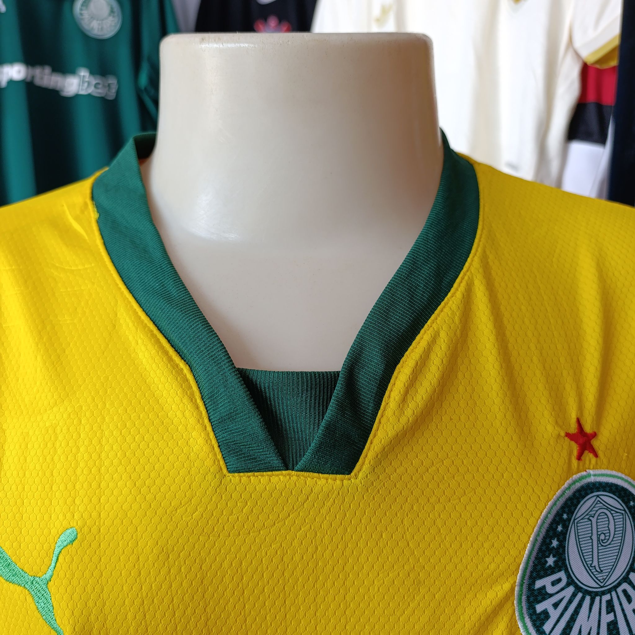 Camisa Palmeiras Amarela - Dri Fit Premium