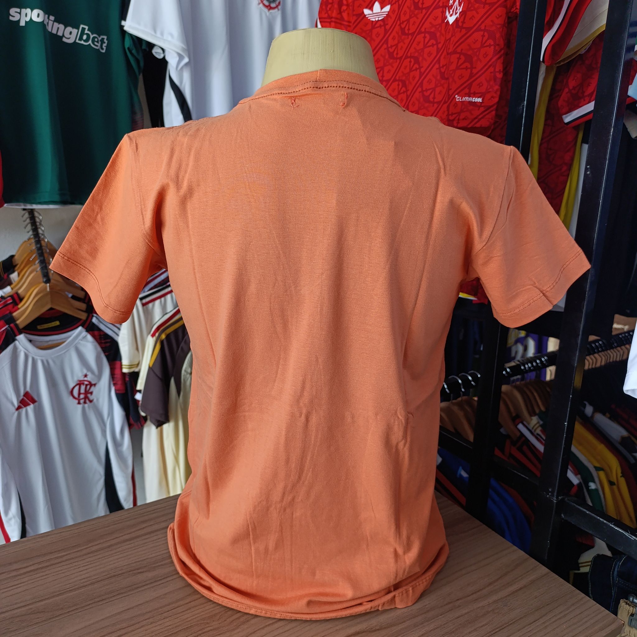 Camisa Peruana Fred Perry - Salmão