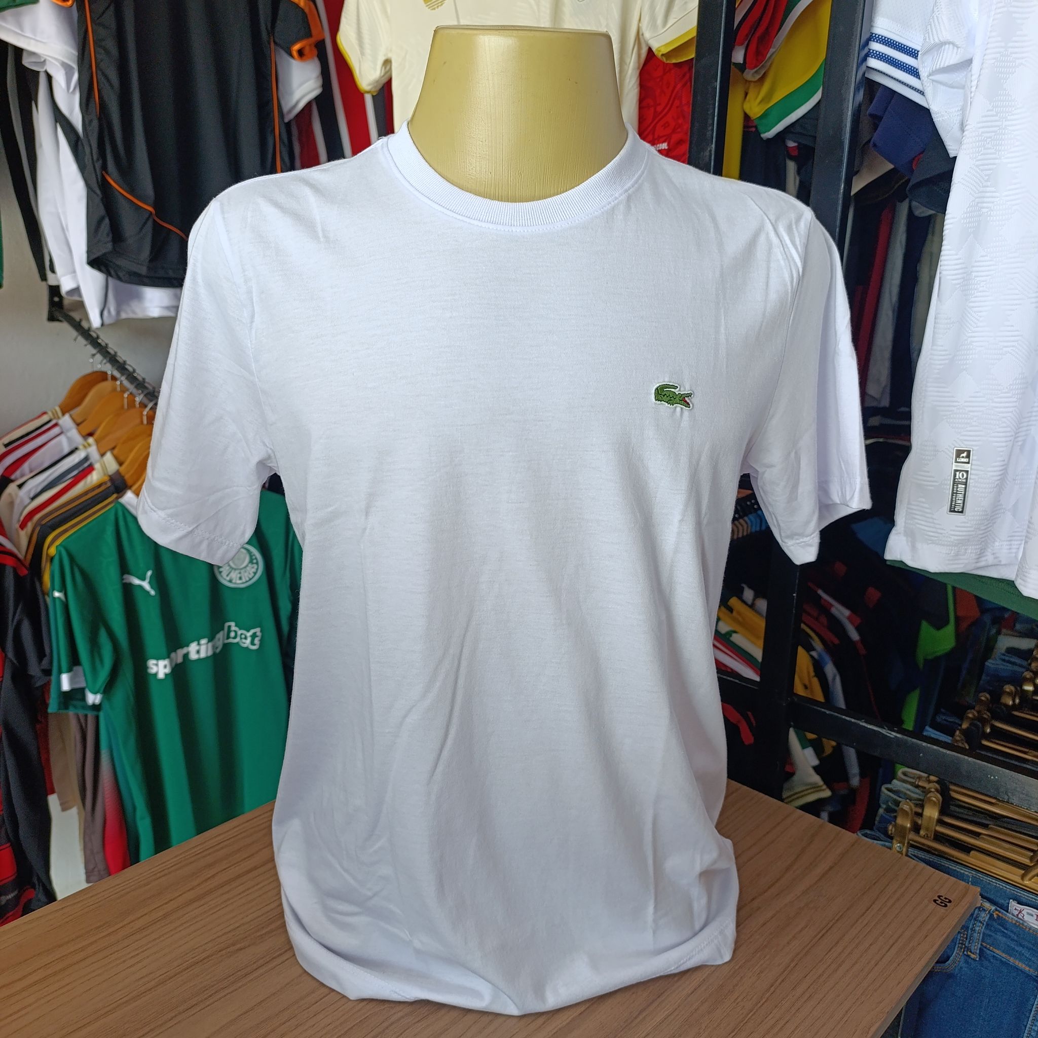 Camisa Básica - Lacoste - Branca