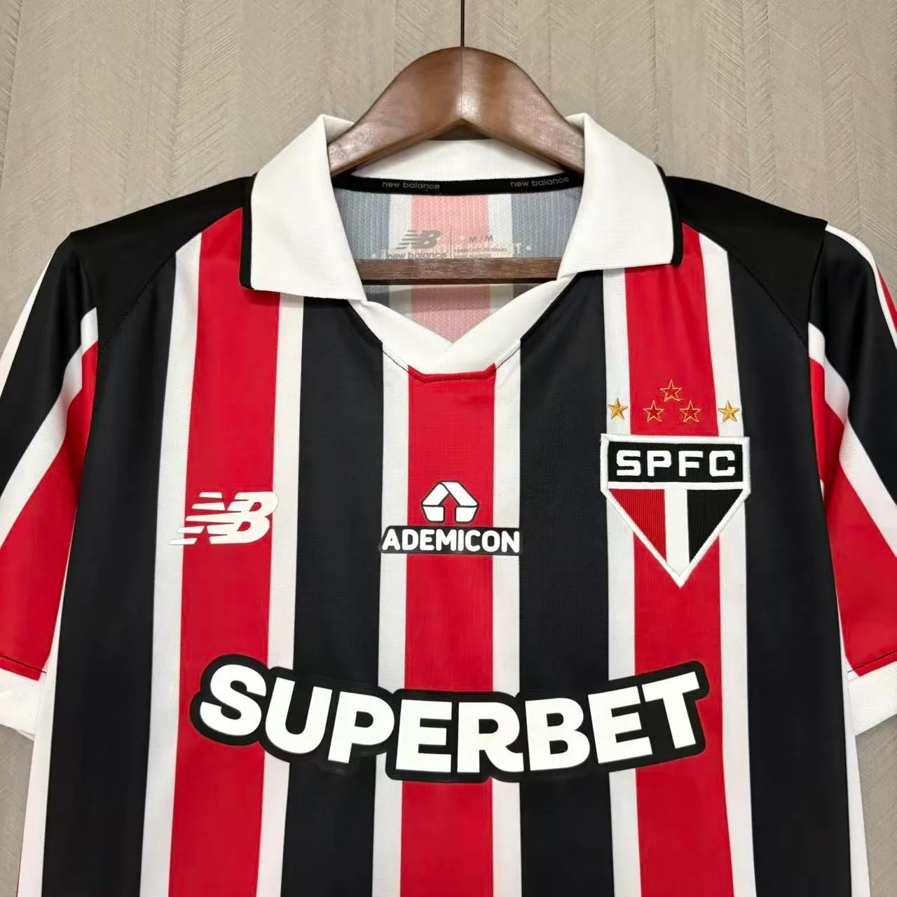 Camisa São Paulo FC - 1.1 - Listrada New Balance