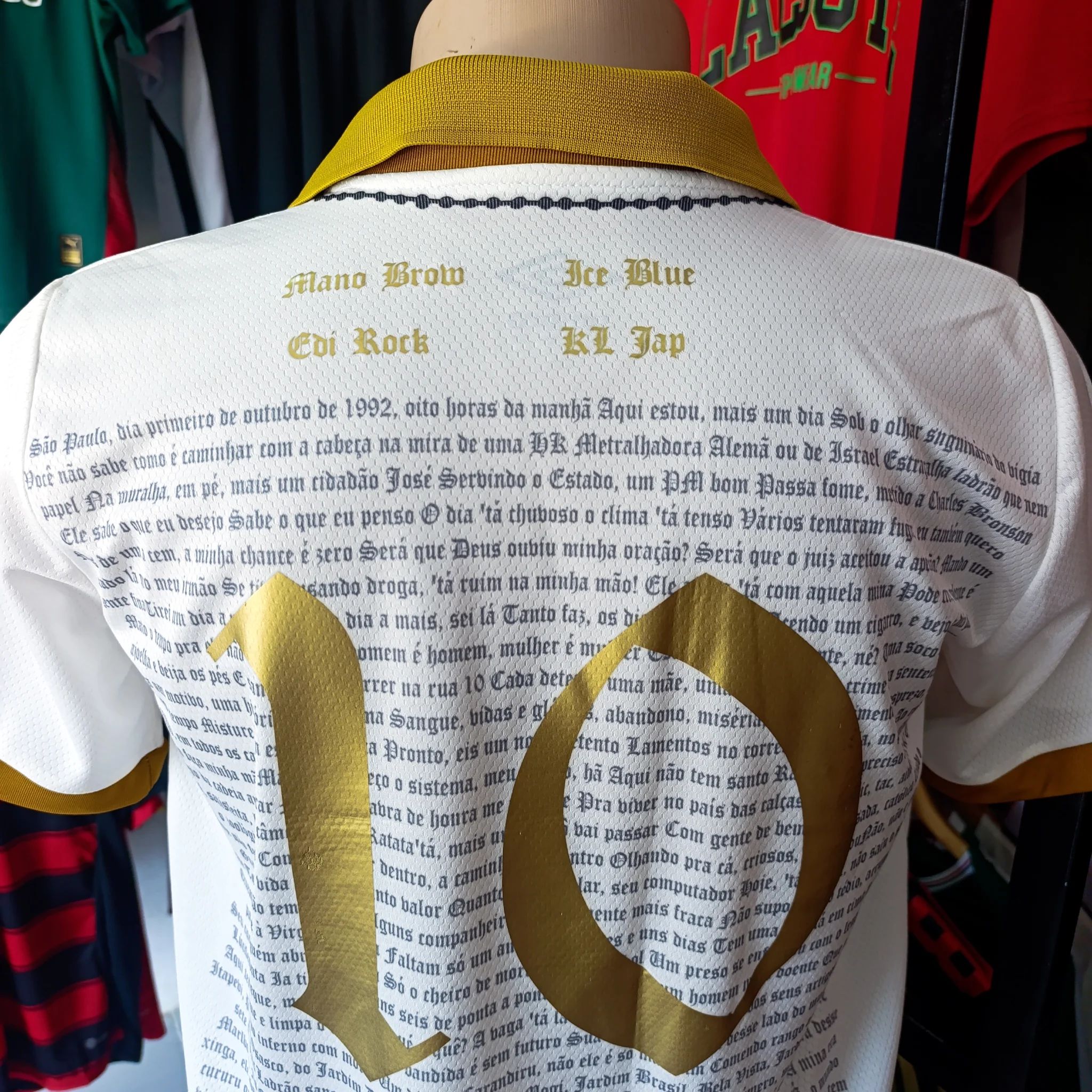 Camisa Santos - Racionais - Dri Fit Premium
