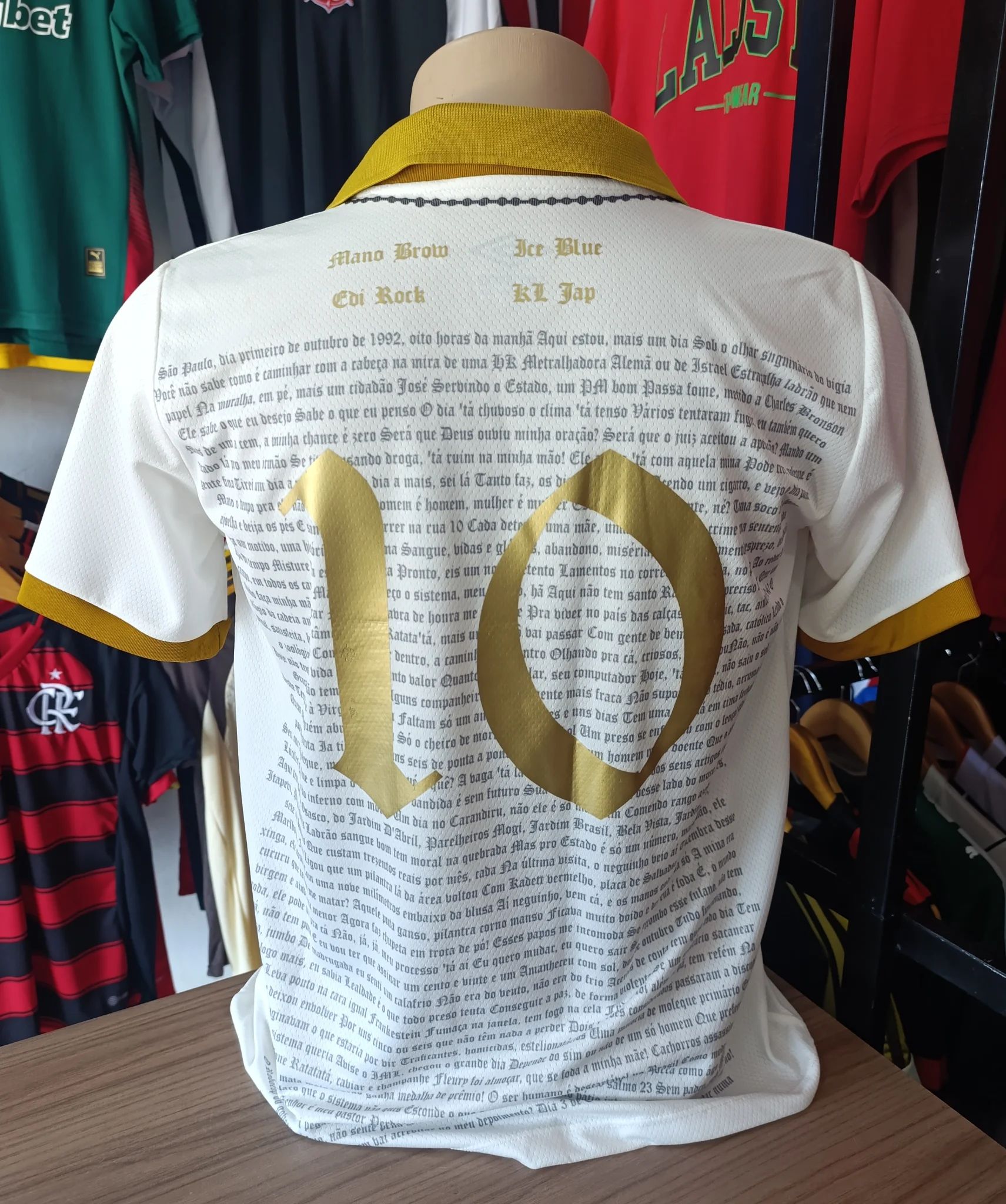 Camisa Santos - Racionais - Dri Fit Premium