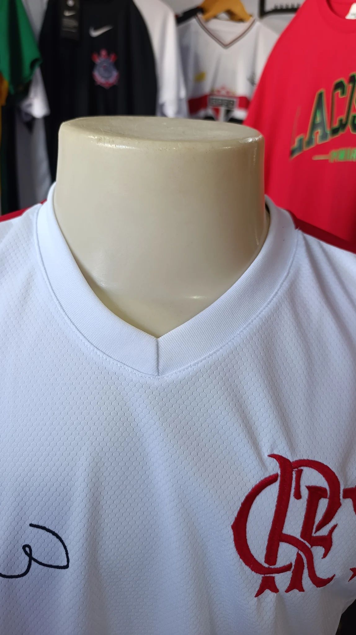 Camisa Flamengo Zico 81 - Branca - Dri Fit Premium