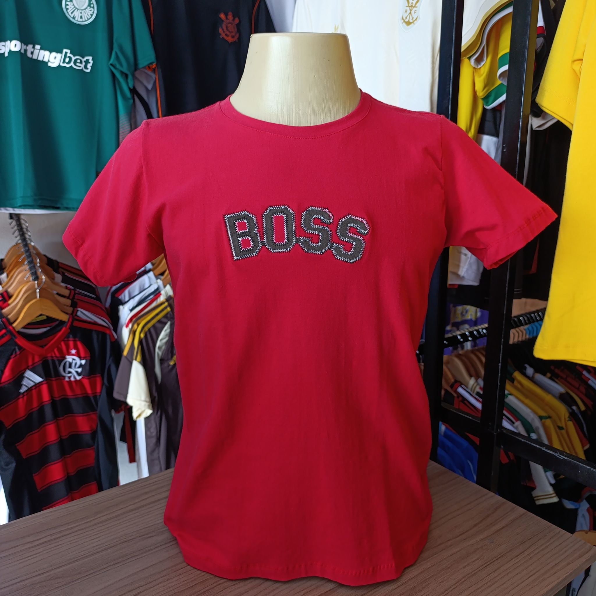 Camisa Peruana Hugo Boss - Vermelha
