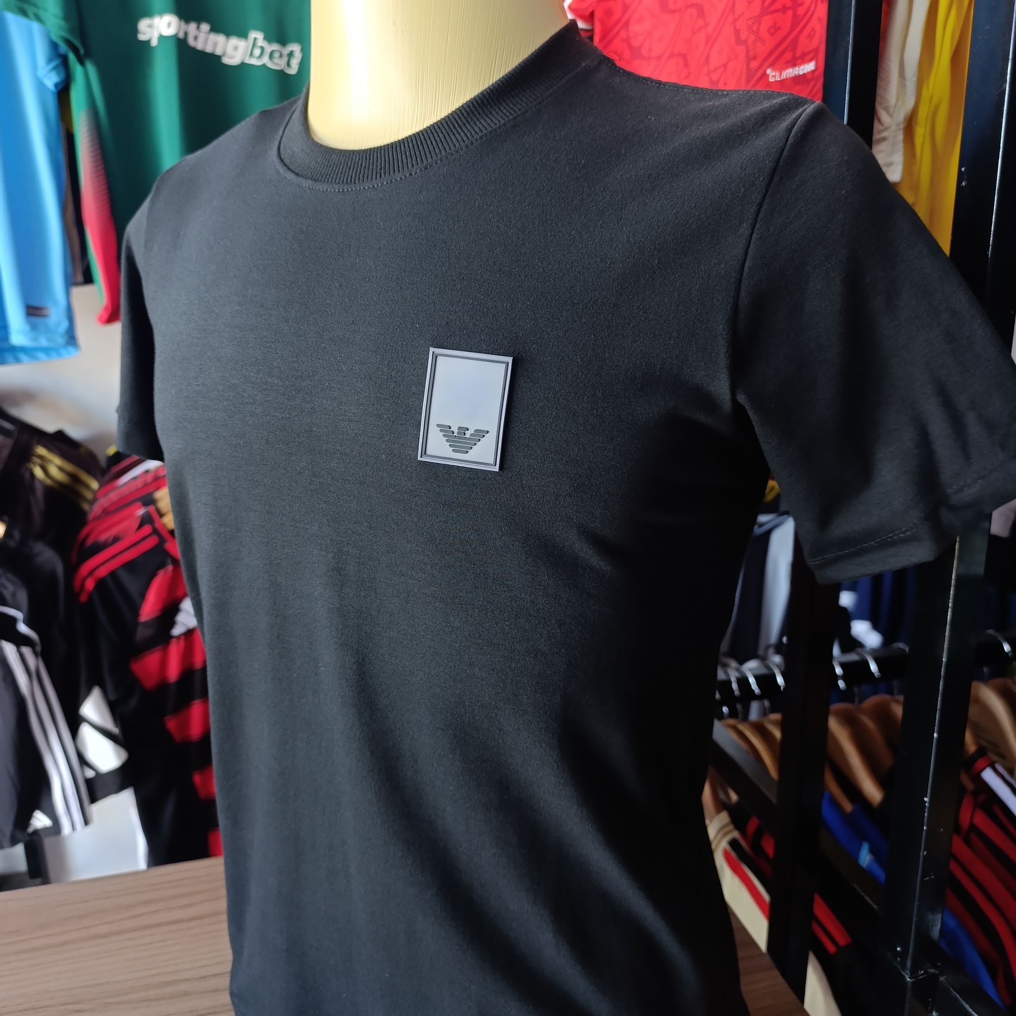 Camisa Egípcia Empório Armani - Preta