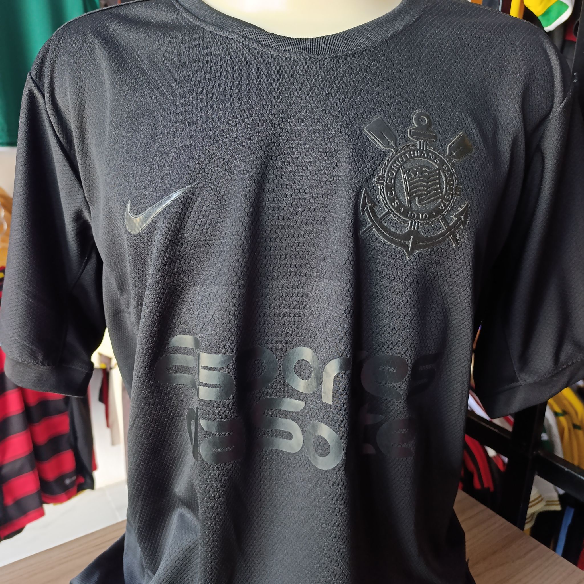 Camisa Corinthians Black - 2024 - Dri Fit Premium