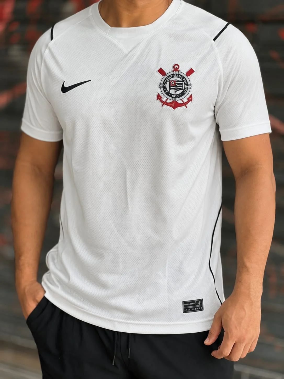 Camisa Corinthians I - 26/27 - Invasão - Dri Fit Premium