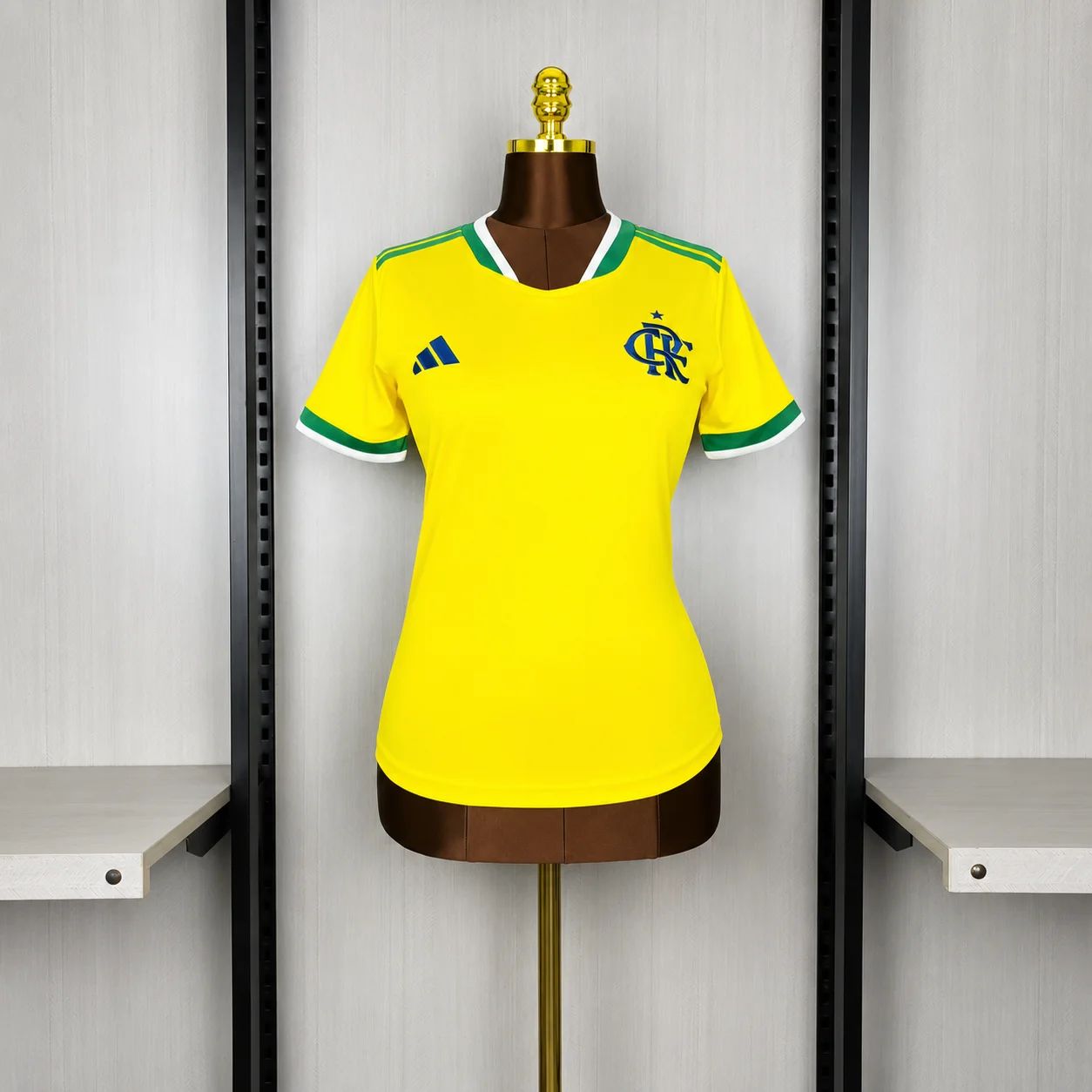 Camisa Flamengo Amarela - Feminina - Tailandesa 1.1
