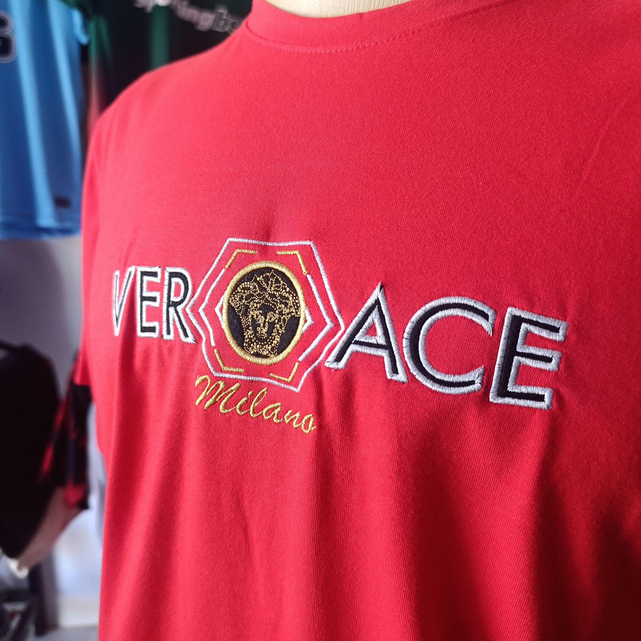 Camisa Peruana Versace - Vermelha