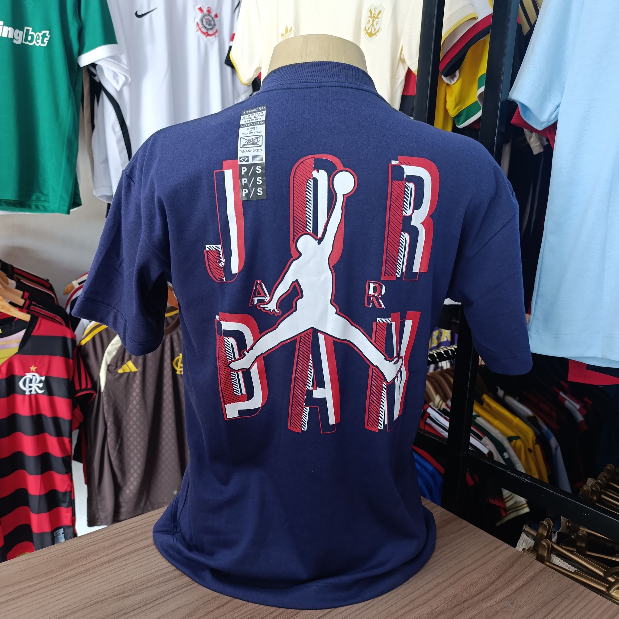 Camisa Oversized - Air Jordan - Azul Escuro