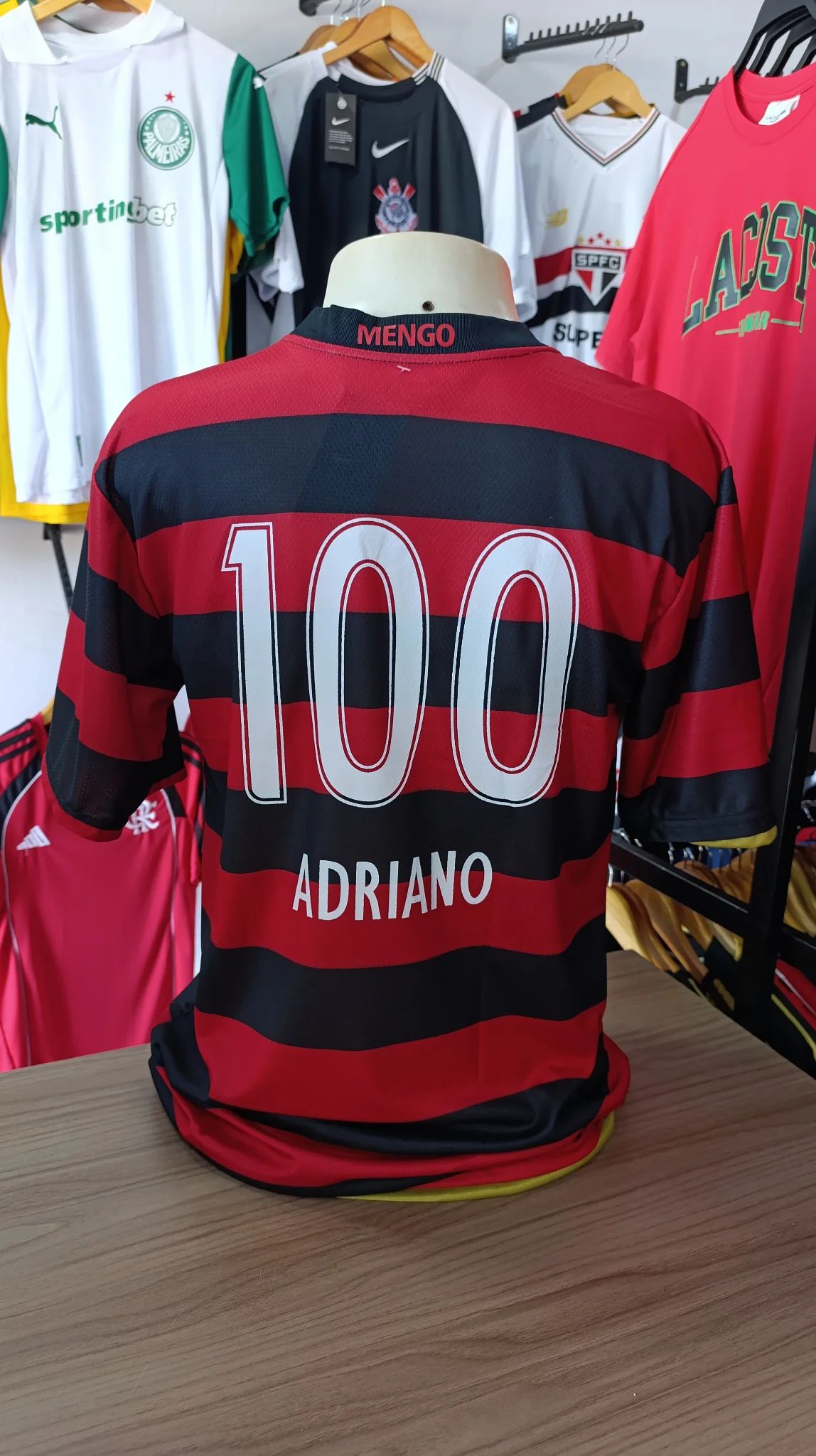 Camisa Flamengo - Adriano Imperador - Dri Fit Premium
