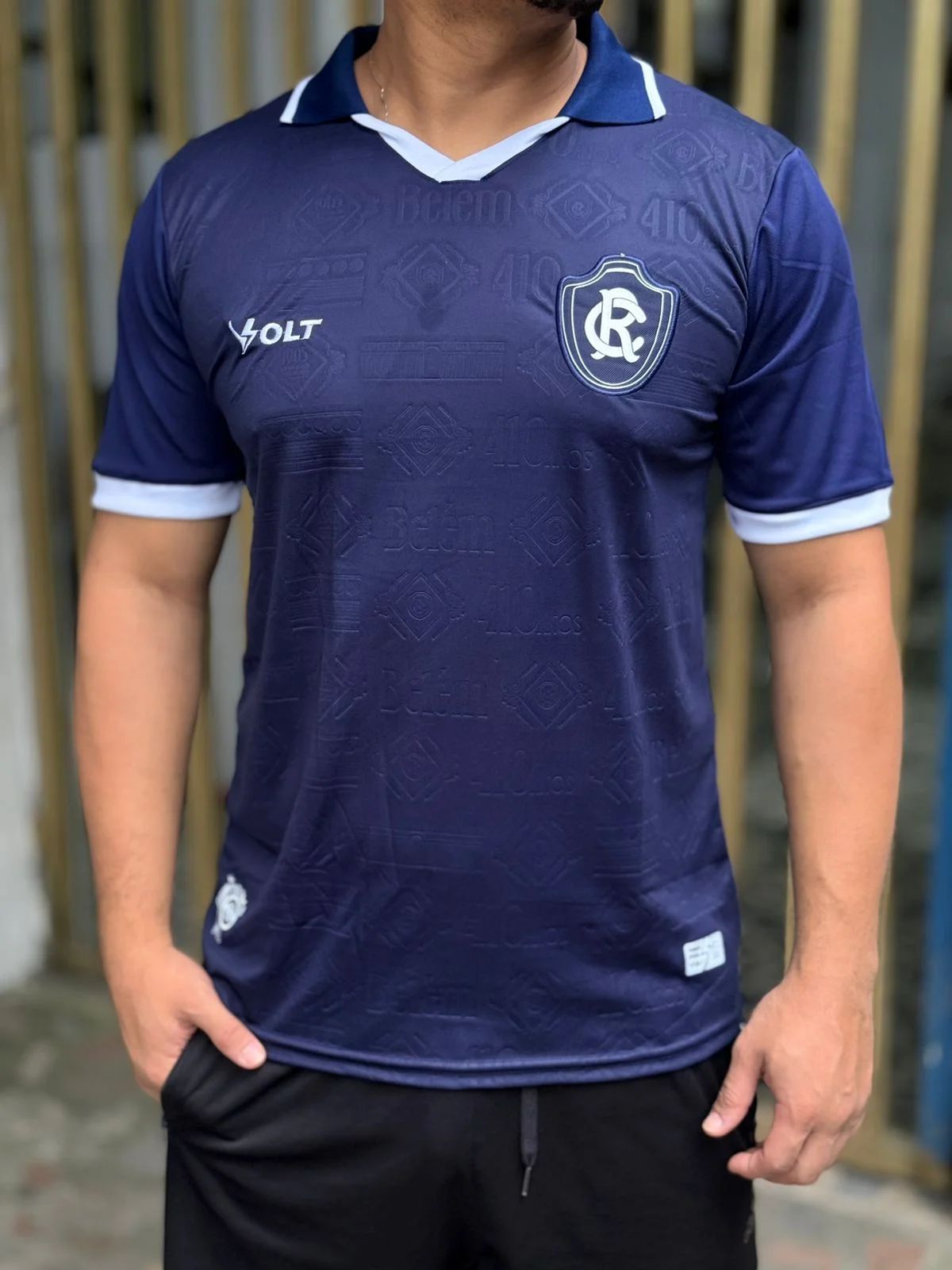 Camisa do Remo I - 25/26 - Dri Fit Premium-Volt Azul Marinho