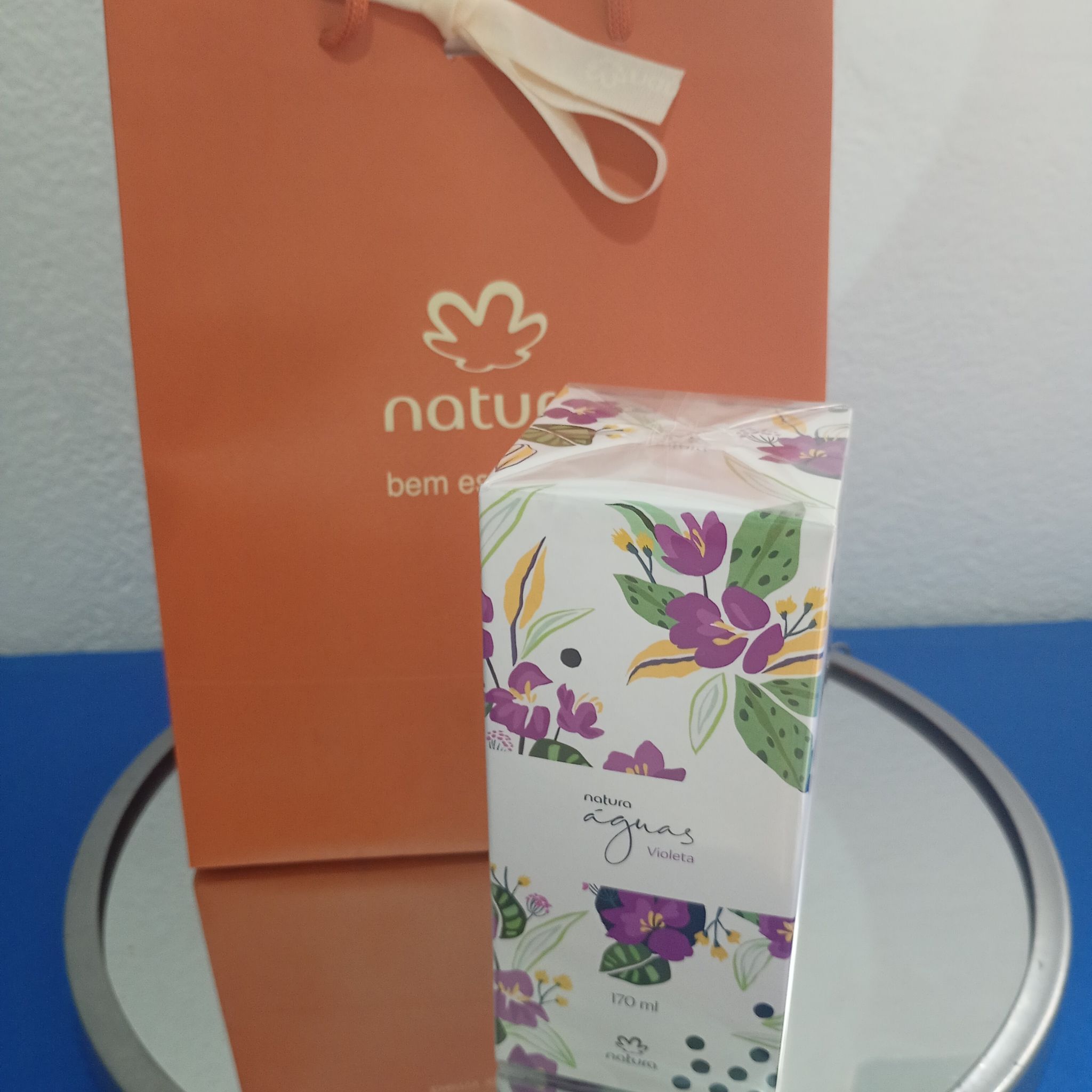 Colônia Natura Águas Violeta 170ml e Sacola