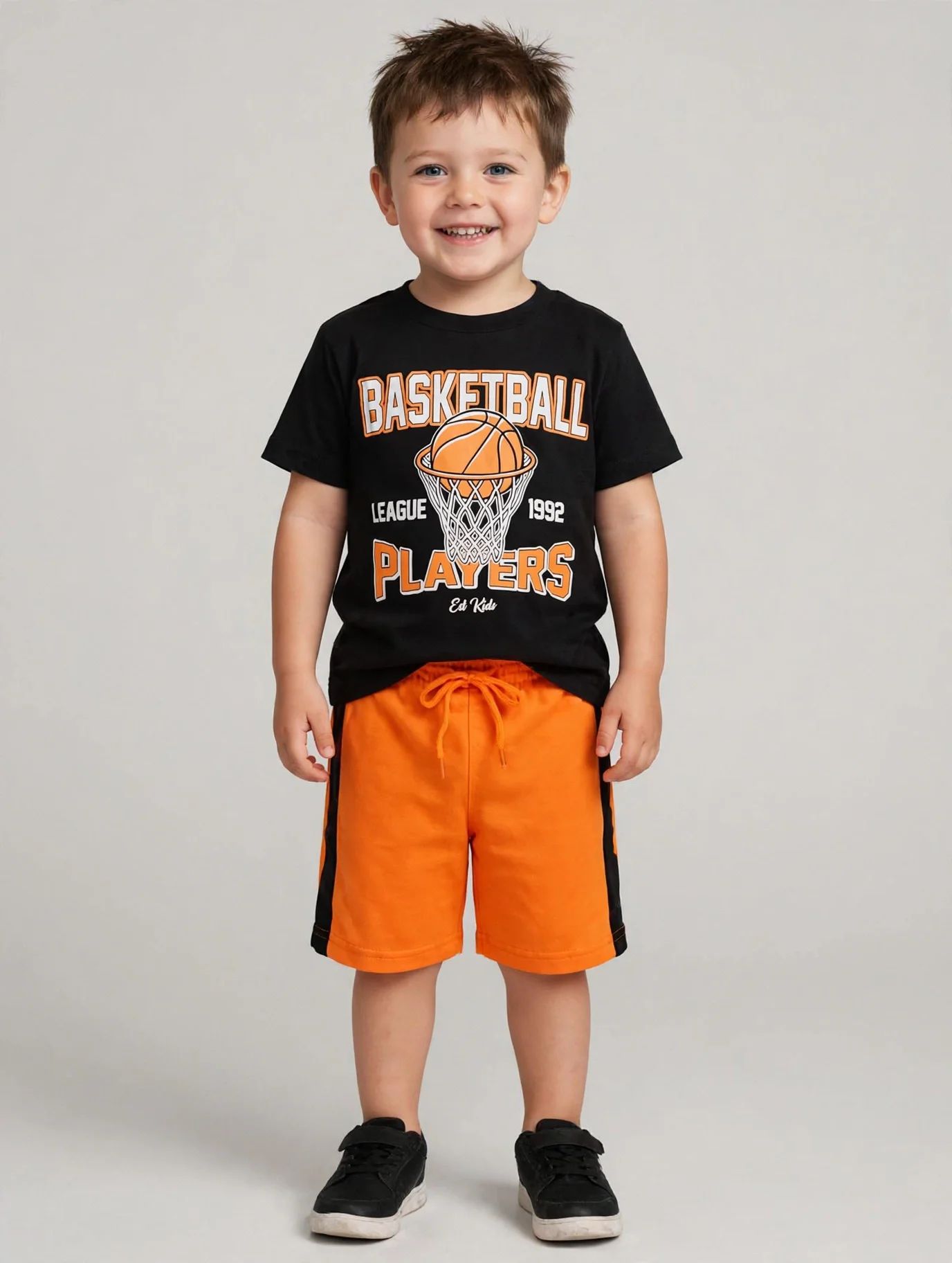 Conjunto Infantil Skatista com Blusa e Short