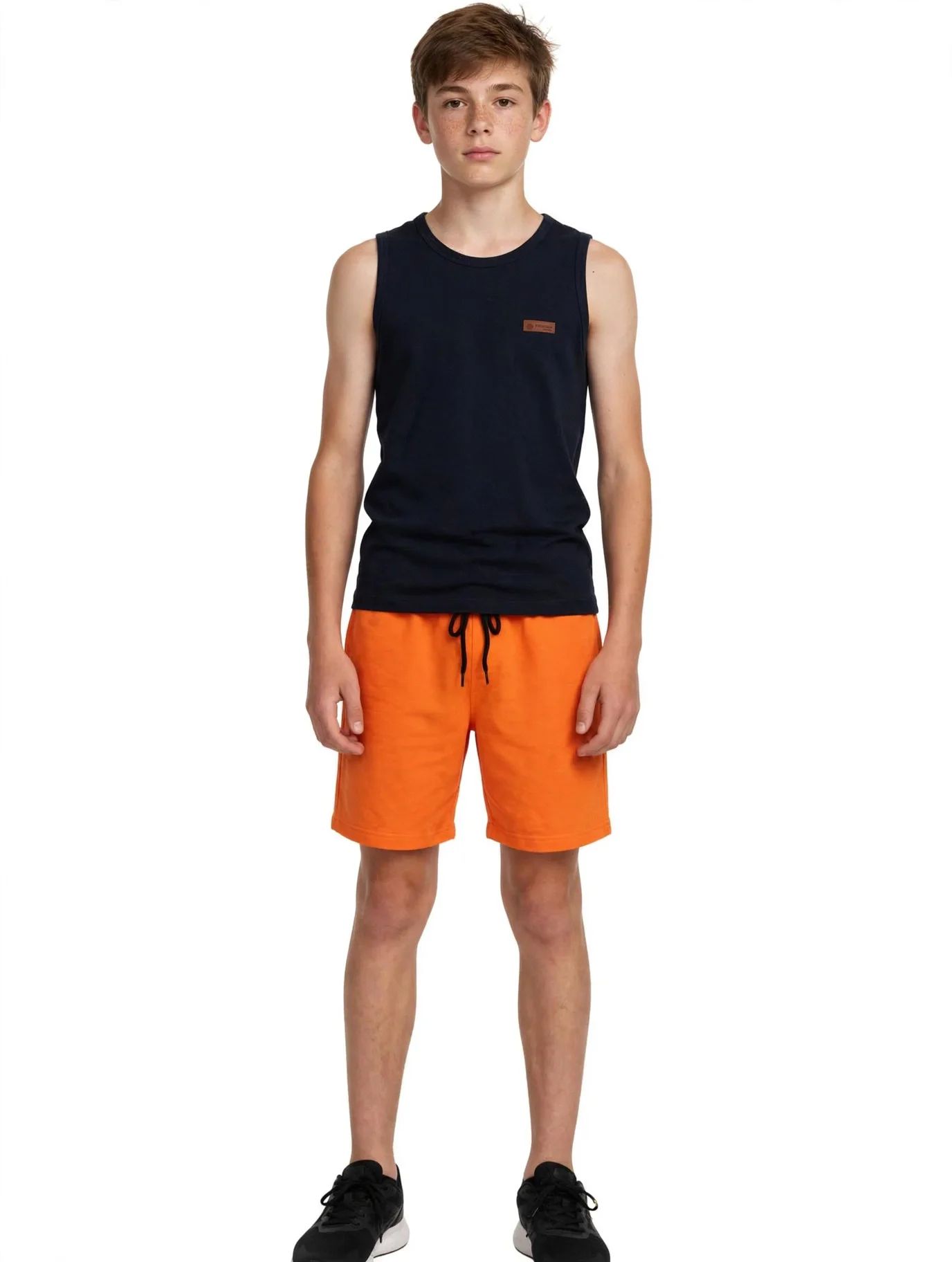 Conjunto Infantil Regata Vermelha e Shorts Azul