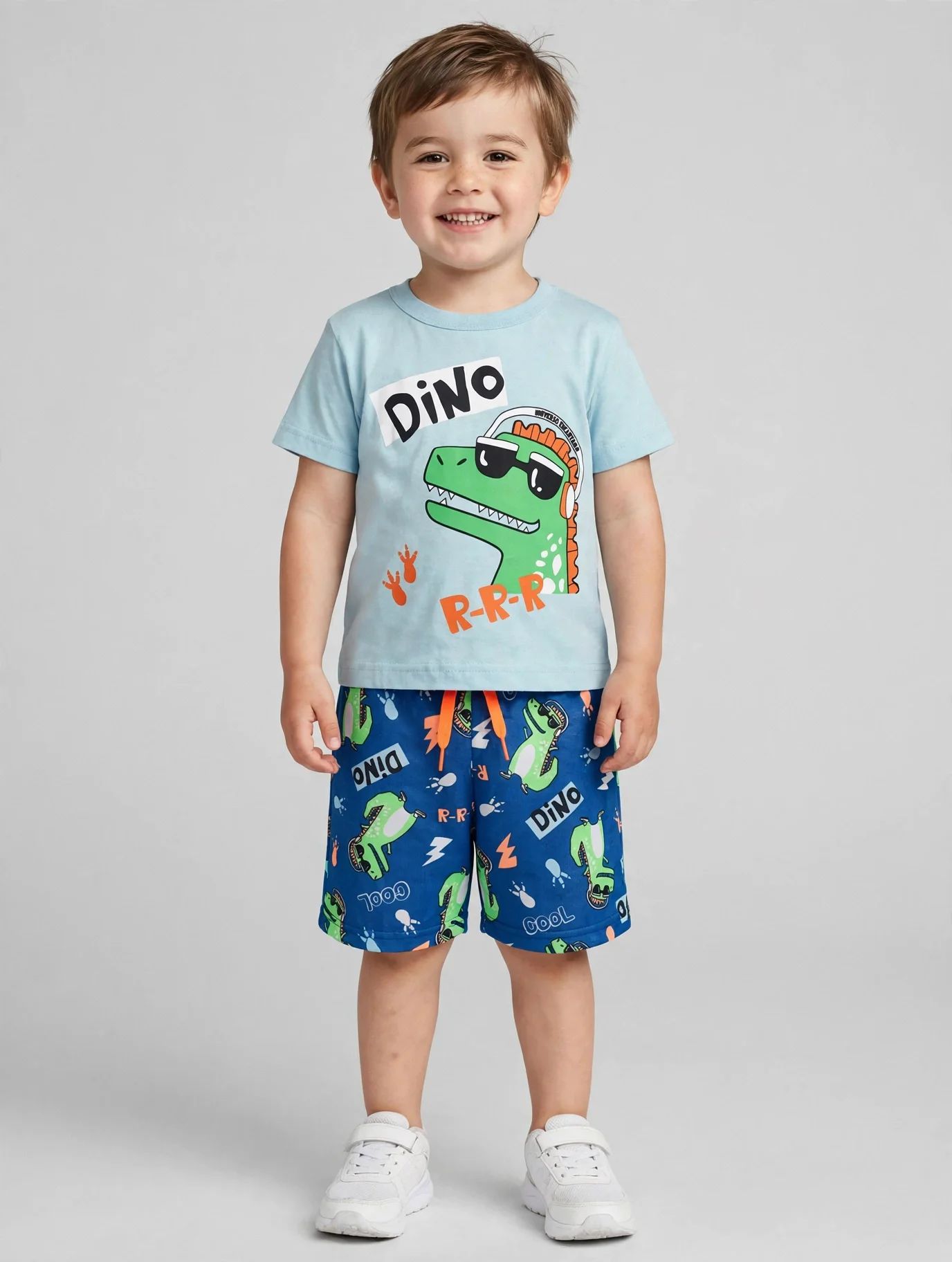 Conjunto Infantil MGA Kids Vermelho e Branco