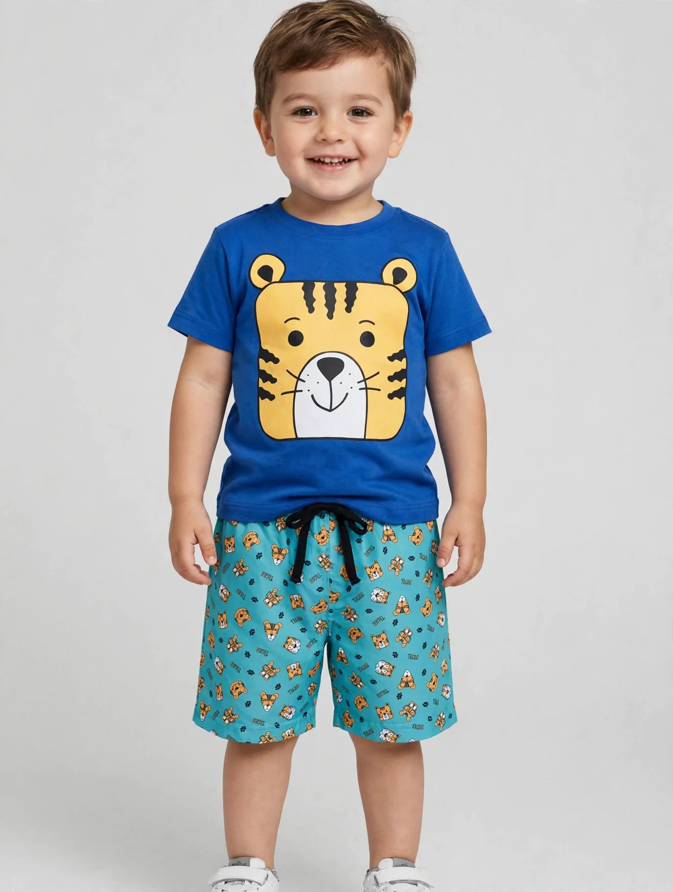 Conjunto Infantil MGA Kids Vermelho e Branco