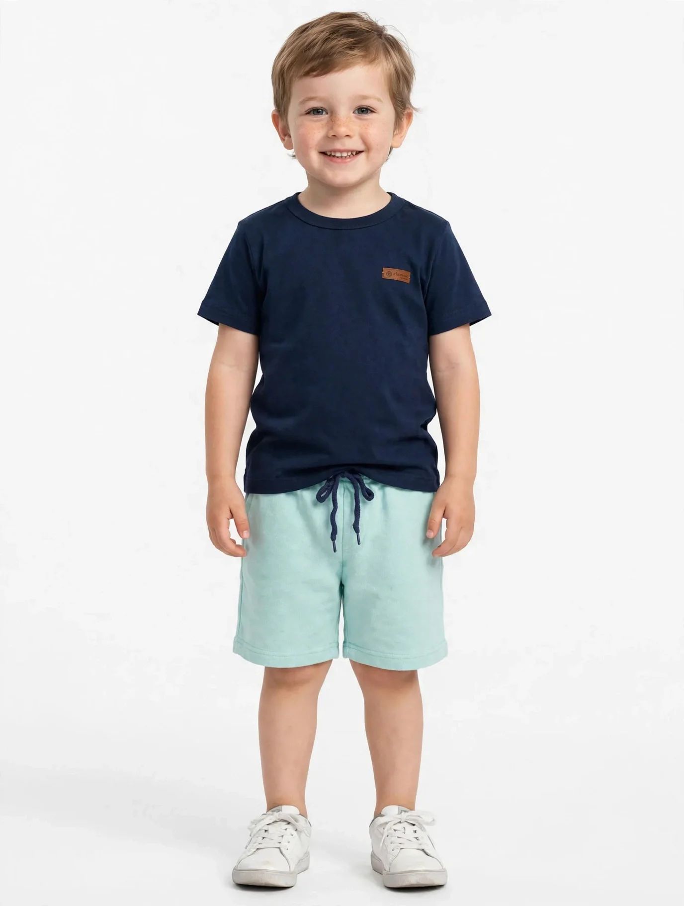 Conjunto Infantil Camiseta e Short Camuflado