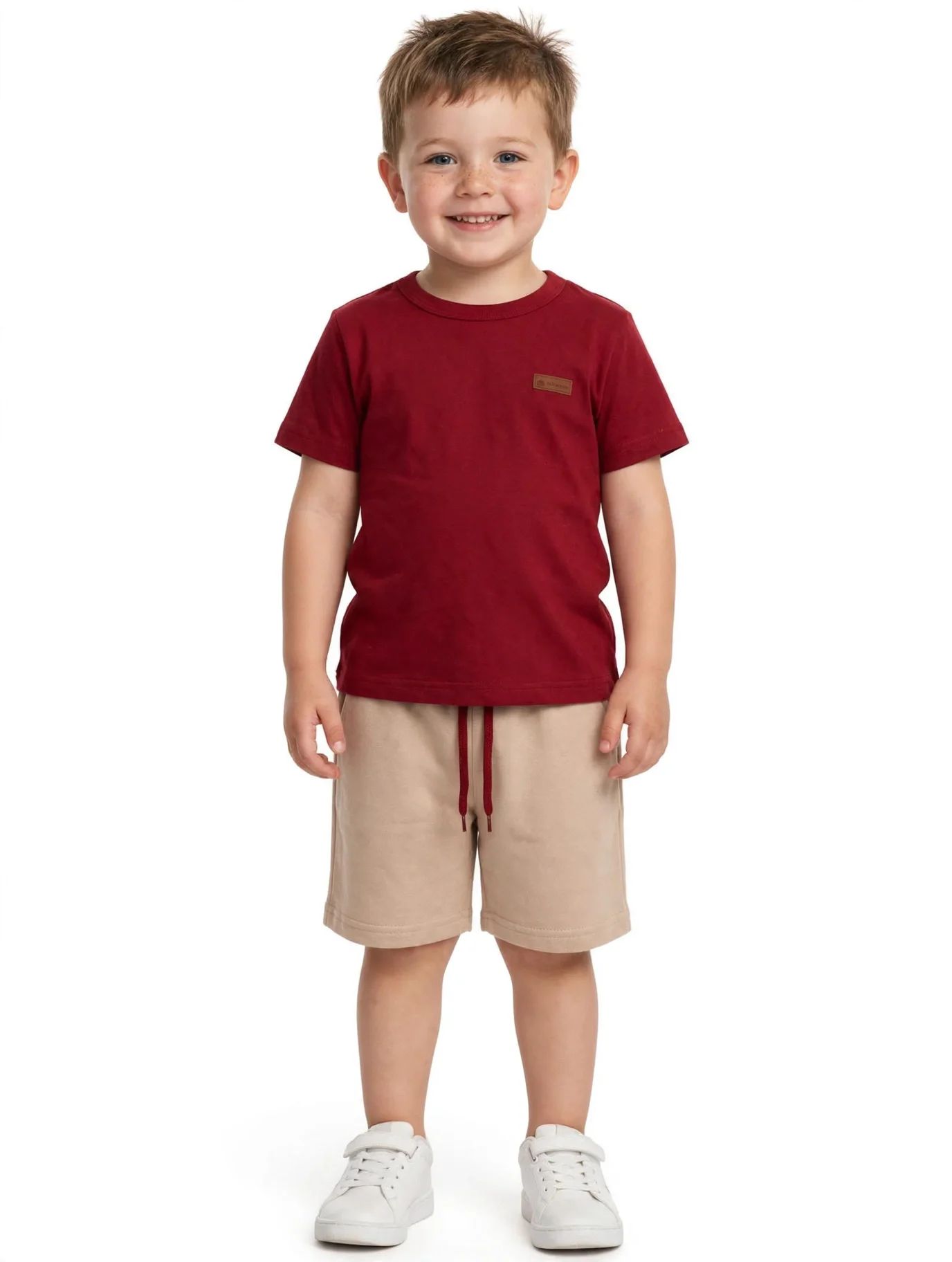 Conjunto Infantil Camiseta e Short Camuflado