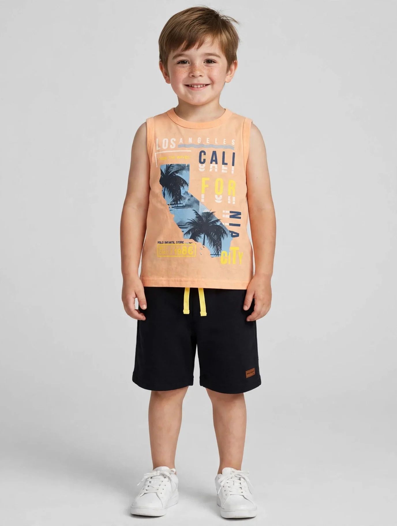 Conjunto Infantil com Estampa de Tigre