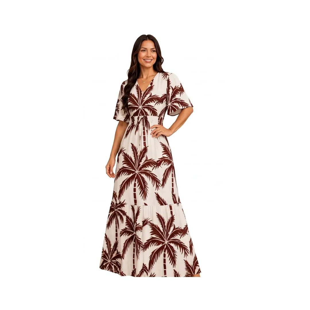 Vestido Longo Estampado